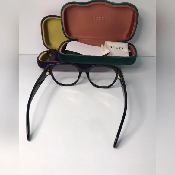 💯original Gucci Demo Square Ladies Eyeglasses GG1411O 004 53.